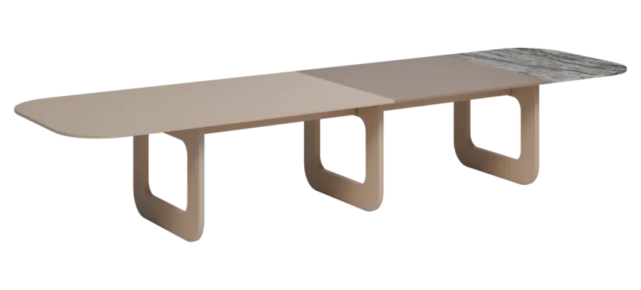 RGM 420 stůl jednací, deska 18 mm, široký 4200 mm, neutrální